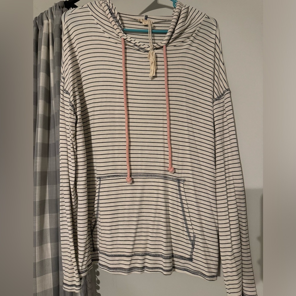 Striped hoodie